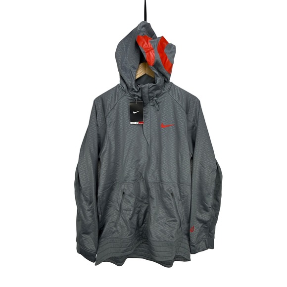 Nike Kevin Durant KD Therma Fit Full Zip Hoodie Mens Large‎ Gray NWT - Picture 1 of 11